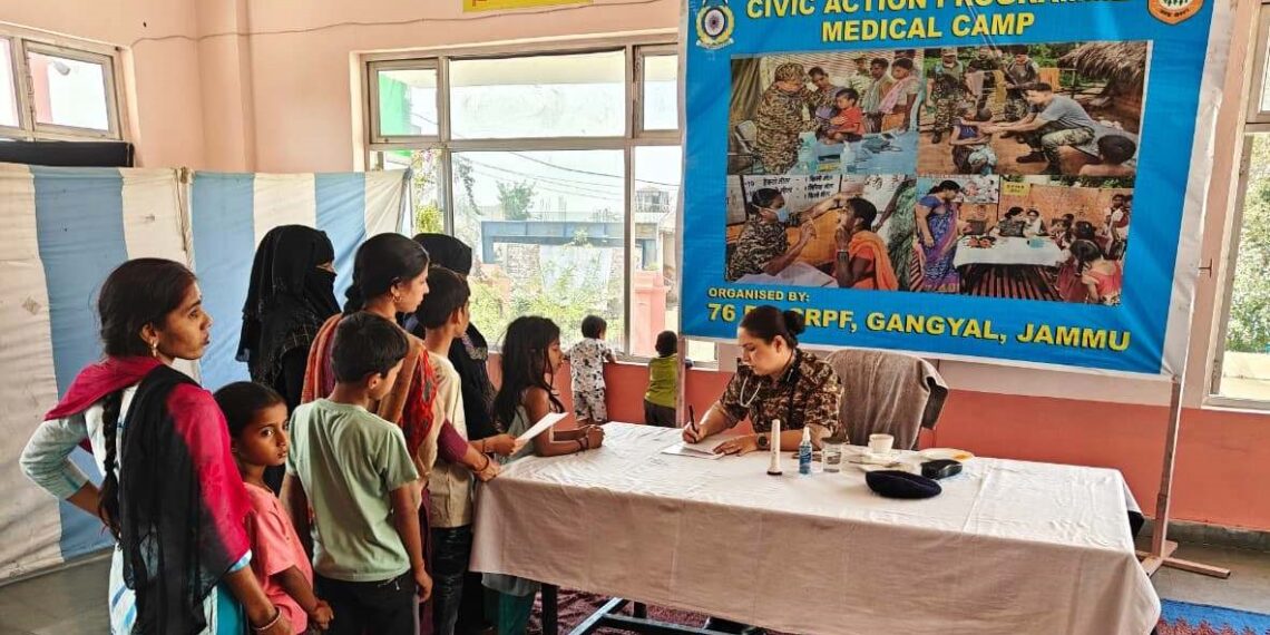 76 Bn. CRPF convenes Free Medical camp at Channi Rama