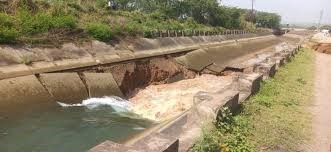 Canal recharge halted post cloudburst Damage