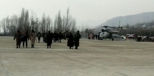 95 stranded candidates airlifted from Gurez, to appear in SSRB Exams