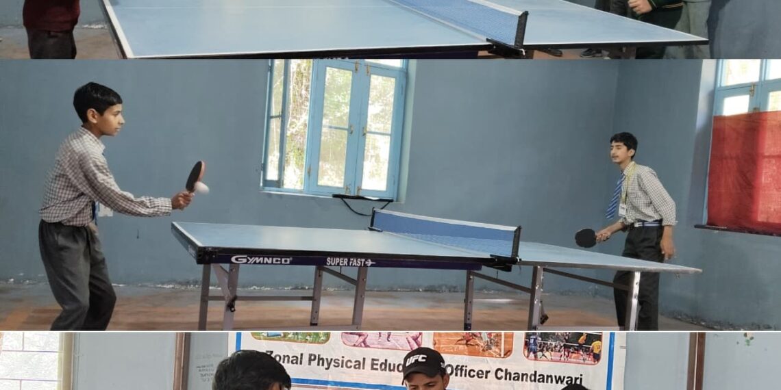 Chess, Indoor Games energize Inter-School competitions across Baramulla