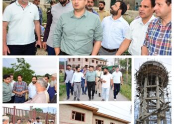 City Municipal Commr Srinagar reviews progress of AMRUT 2.0 Water Infrastructure Projects