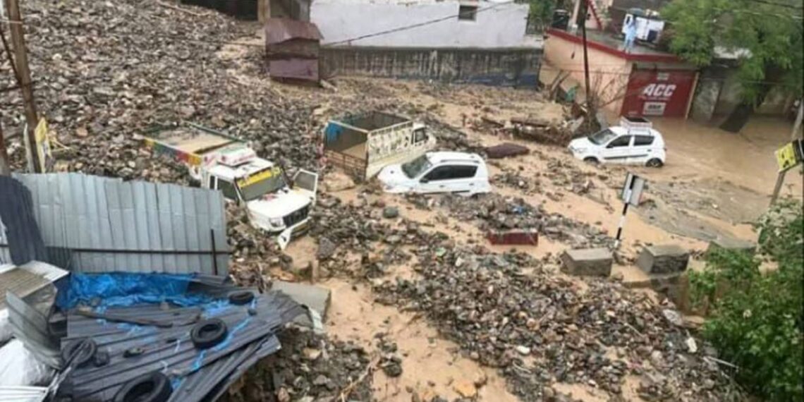 In Pictures: Property damaged, NH blocked in cloudburst, landslide hit Ramban district