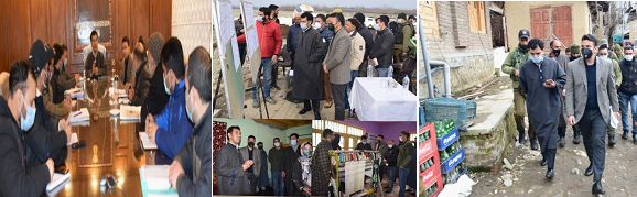 Comr Secy Rev visits Kulgam, reviews developmental scenario of the distt