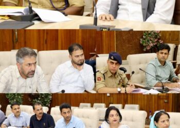 DC Srinagar convenes district NCORD meeting