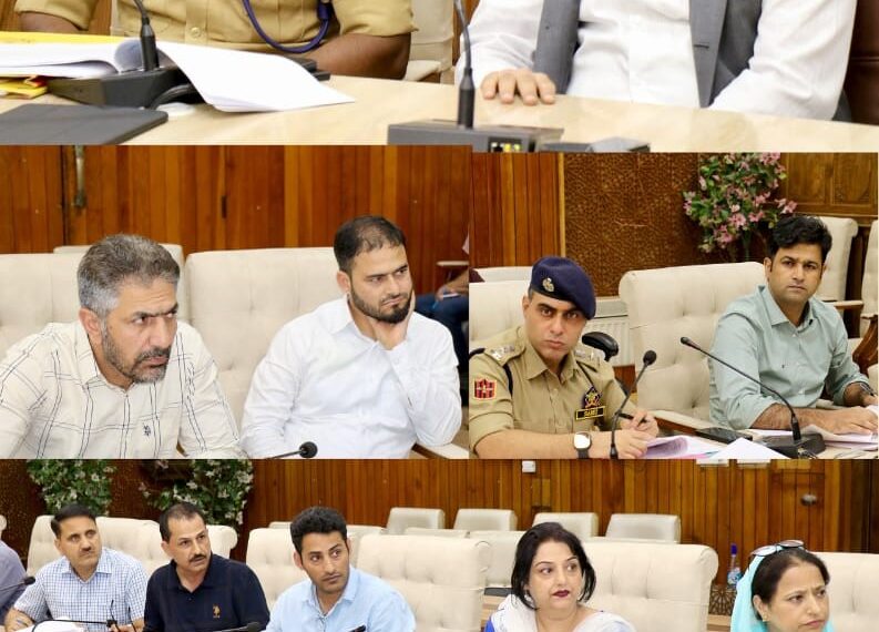 DC Srinagar convenes district NCORD meeting