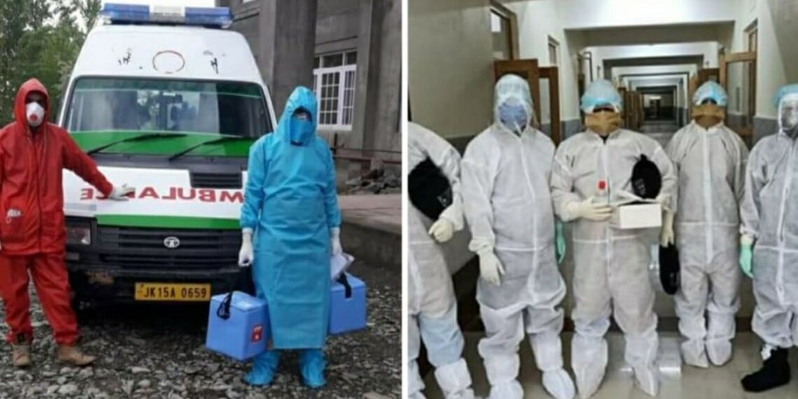 Young Medicos Teams fighting all odds to combat COVID-19 in Bandipora