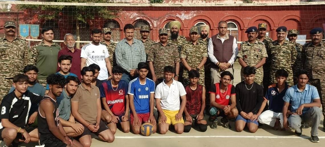 137 Battalian CRPF hosts Volleyball tournament at Udhampur