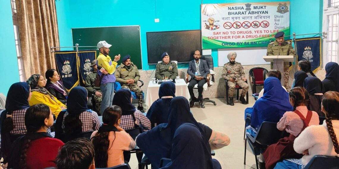 CRPF organises Awareness Prog under “NashaMukt Bharat Abhiyan”