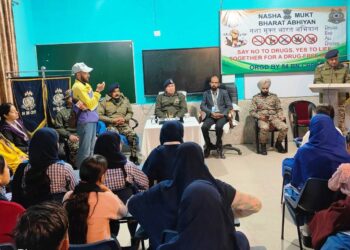 CRPF organises Awareness Prog under “NashaMukt Bharat Abhiyan”