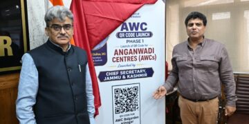 CS Launches QR Code-Based Anganwadi Centres in J&K