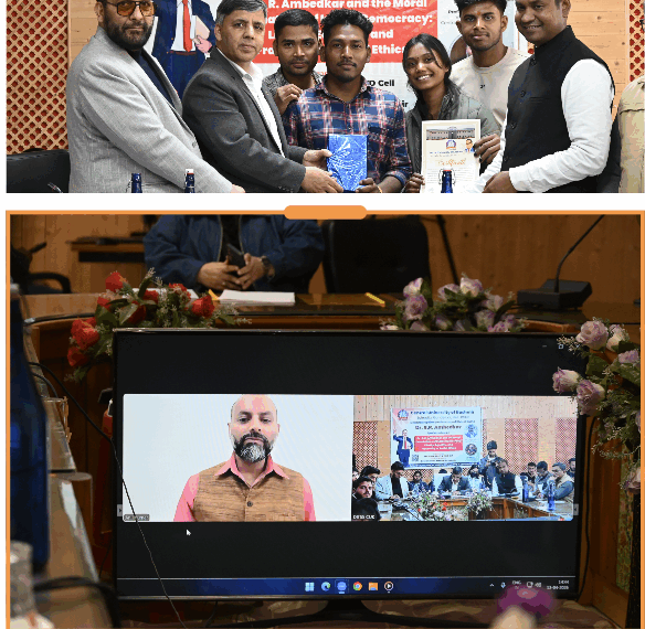 CUKashmir holds special lecture on Dr. B. R. Ambedkar