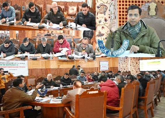 DC Shopian chairs DLRC/DCC meeting, Directs timely credit delivery & universal financial inclusion