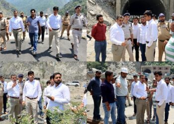 DC Ramban inspects progress of work on NH-44, Reviews Yatra & Monsoon preparedness