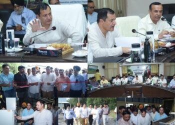 Javid Dar inaugurated Seed Separation, Processing unit at Chinor farm