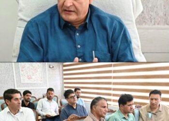 Javid Dar reviews Forest, PMGSY projects in Rafiabad