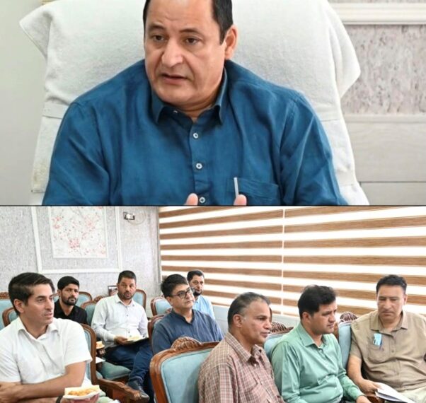 Javid Dar reviews Forest, PMGSY projects in Rafiabad