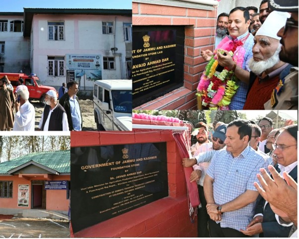 Javid Dar lays foundation stones, inaugurates major development projects in Rafiabad