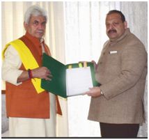 Devender Rana calls on LG in Jammu