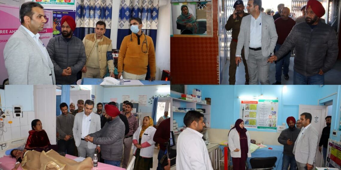DC inspects patient care scenario at CHC Batote