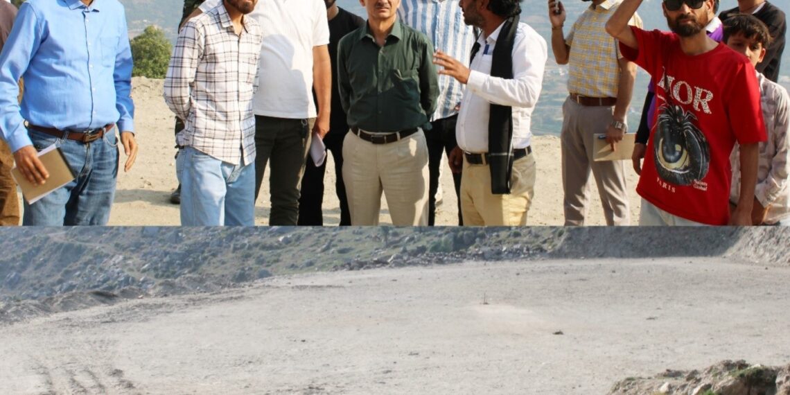 DC inspects ongoing works at Mini Sports Stadium Beerbagh –Doda; Calls for timely completion