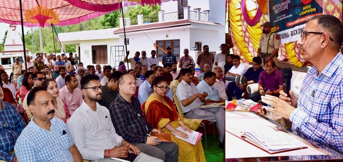 DC Kathua holds Public Grievances redressal camp at Mangloor