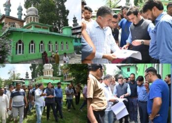 DC Kulgam visits Sheikh ul Alam (RA) shrine at Qaimoh, reviews development works