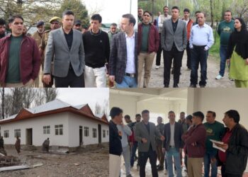DC Anantnag visits Slaughter House, ABC Centre Site Uranhall