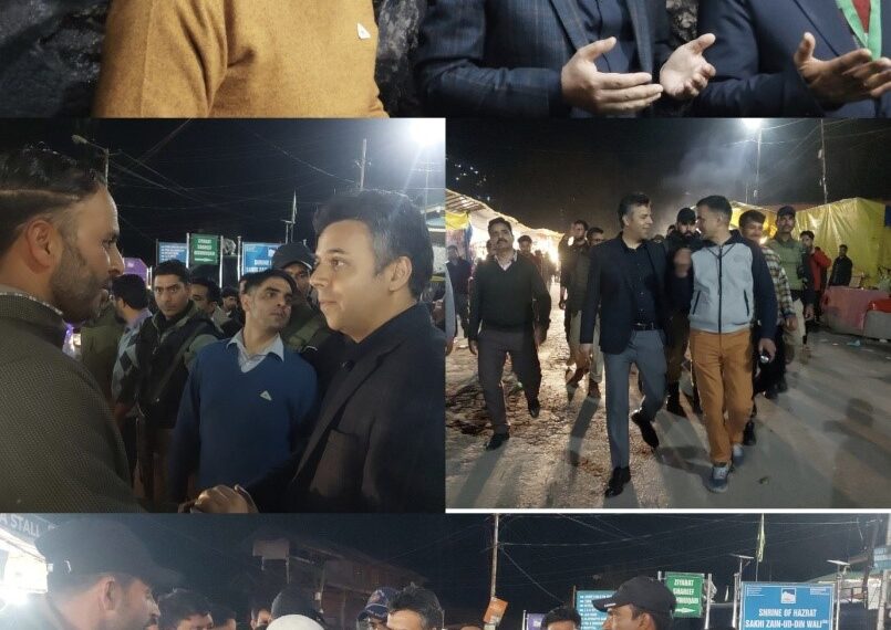 DC Ang visits Aishmuqam Shrine, Takes stock of Annual Urs arrangements