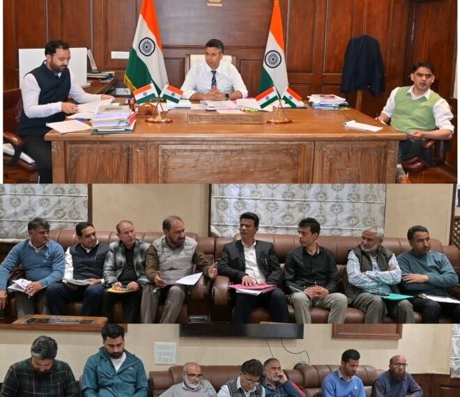 DC Anantnag chairs meeting of Single Window Committee of Mining Leases