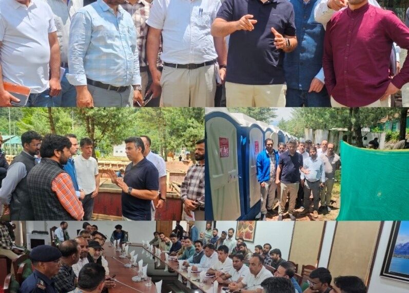 DC Anantnag visits Nunwan Base Camp