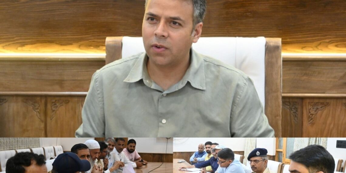 DC Anantnag for effective use of railway goods services for transport of Horticulture produce