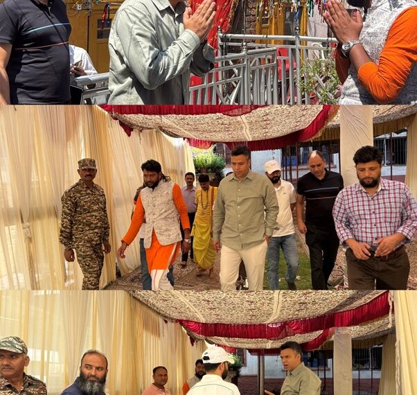 Janamashtami Celebrations: DC Anantnag visits Ragunath Ram Ji Temple Sherbagh