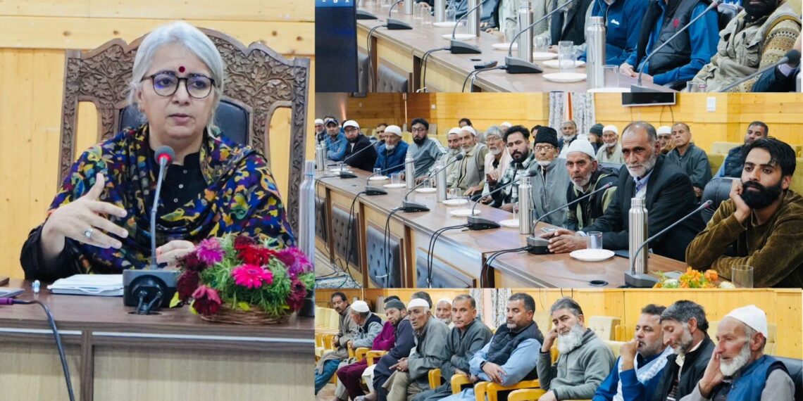 DC Bandipora interacts with Numberdars, Chowkidars on Drug Abuse Prevention