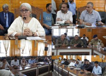 DC Bandipora conducts extensive Field Tour of Sumbal Sub-Division