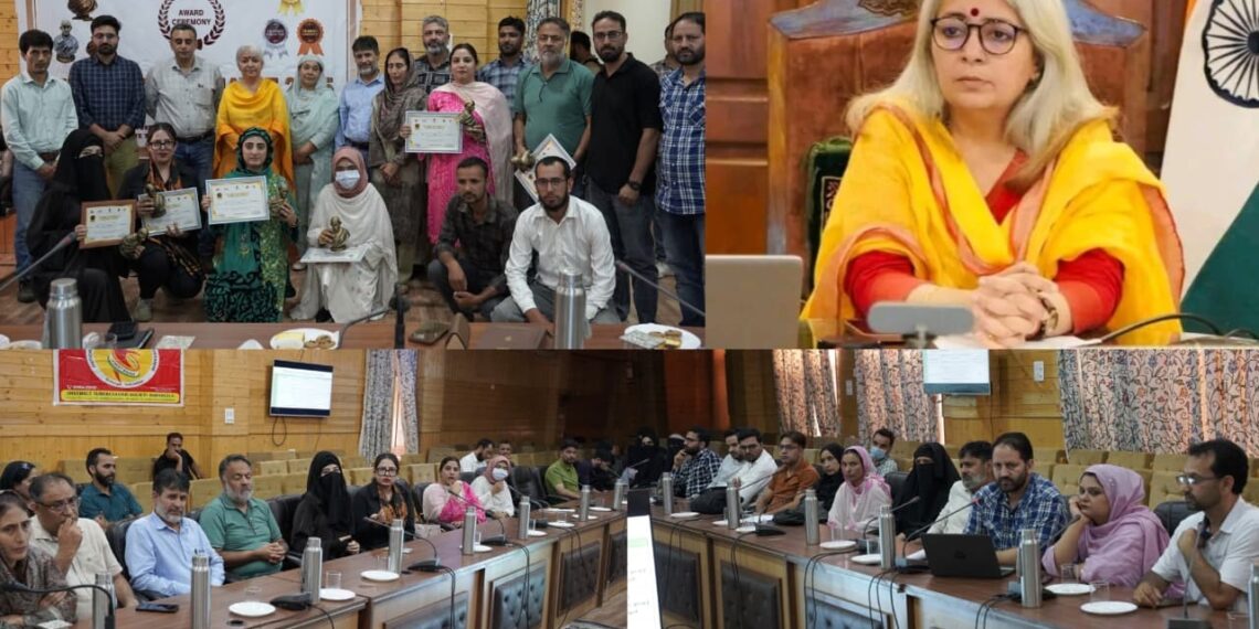 DC Bandipora felicitates 25 Gram Panchayats with Gold Category TB Free Panchayat Awards