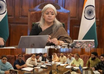 DDC Bandipora reviews progress on Jal Jeevan Mission, Directs timely completion of schemes