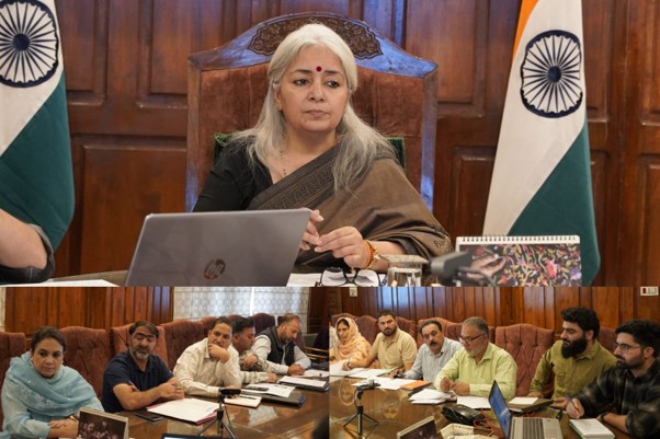 DDC Bandipora reviews progress on Jal Jeevan Mission, Directs timely completion of schemes