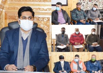 DC Bandipora  reviews process of change in land use