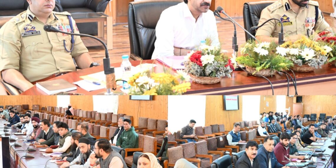 DC Baramulla chairs 27th NCORD Committee Meeting