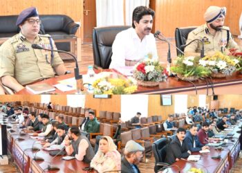 DC Baramulla chairs 27th NCORD Committee Meeting
