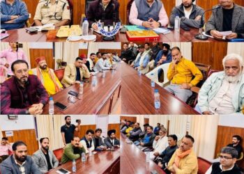 DC convenes maiden interaction with civil society members at Bhaderwah