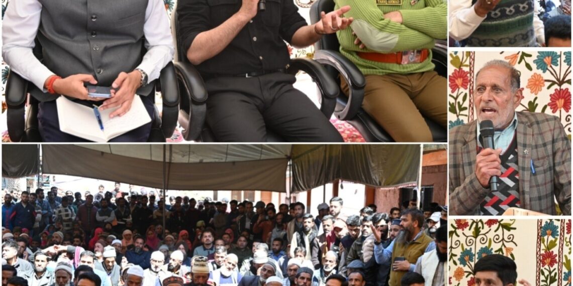 DC B’la visits Border Sub-divsision Uri, Presides Block Diwas Prog at Village Gohallan