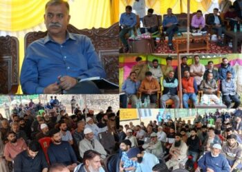 DC B’pora visits remote Buthoo village, listens public grievances, assures timely redressal