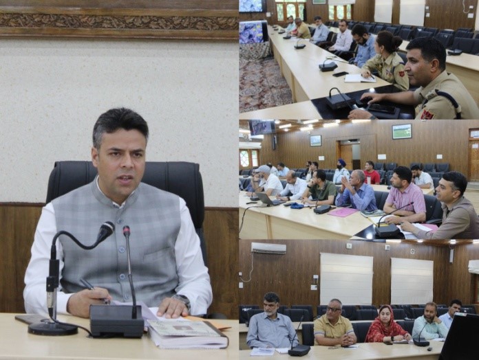 DC B’gam reviews arrangements for upcoming Indian Army Recruitment Rally
