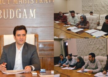 DC Budgam reviews progress of 4G Saturation Project in Distt