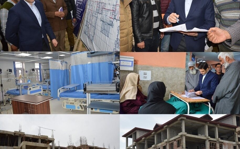 DC Budgam visits Distt Hospital,Inspects Blood Bank, Oxygen Plant