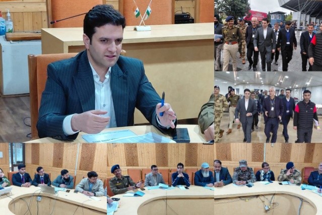 DC Budgam Reviews Hajj–2026, Amarnath Yatra arrangements at Srinagar Airport