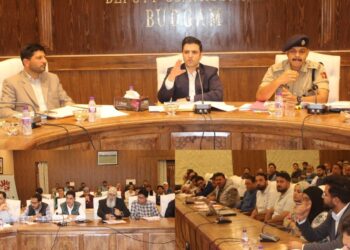 DC Budgam, SSP chair 46th NCORD Meeting, Calls for Whole-of-Society fight against Drugs