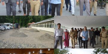 DC Budgam, SSP Srinagar visit Nowgam Railway Station