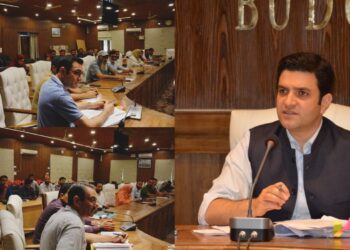 DC Budgam for comprehensive preservation Manuscript heritage in Distt